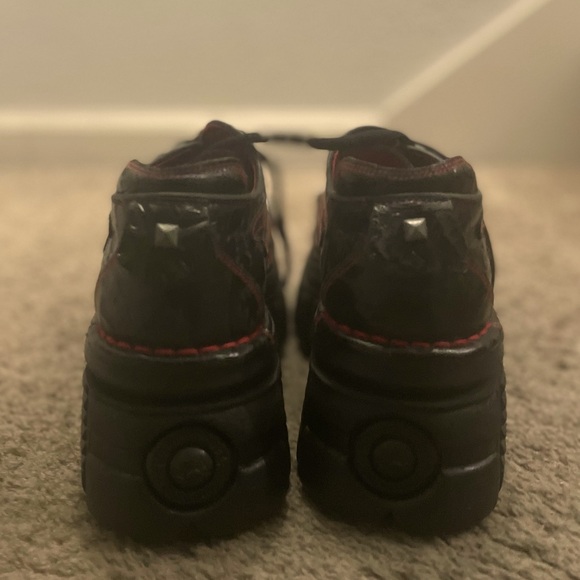 New Rock custom platform red flame shoes - Picture 4 of 4